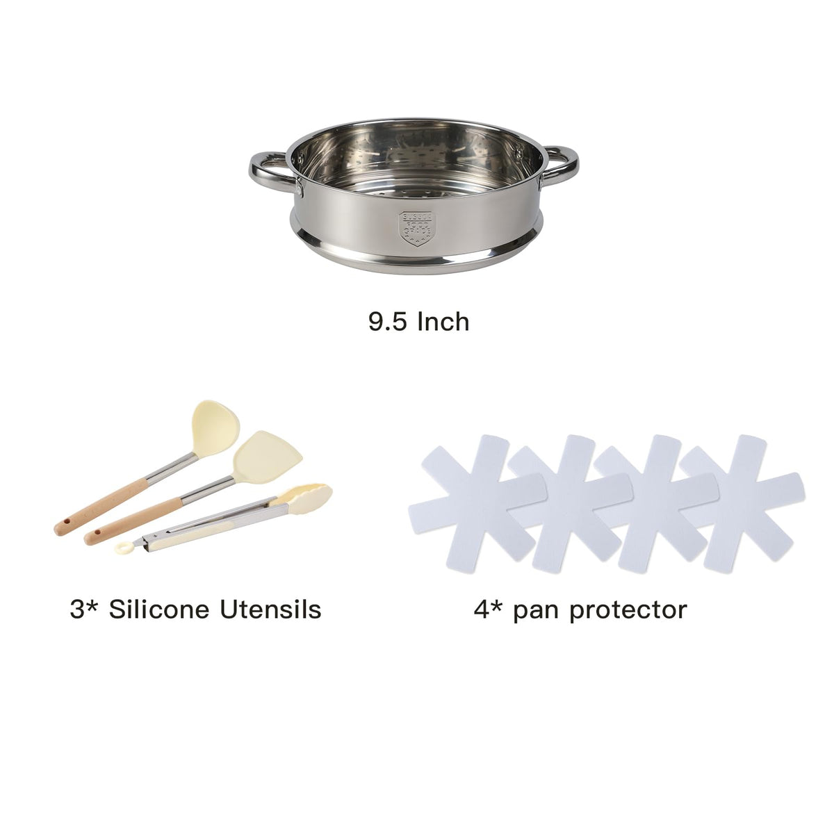 Anymark 16PCS Pots and Pans Set Non Stick Cookware