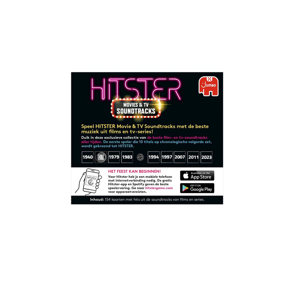 Hitster, Movies & TV Soundtracks, Expansion Set, Party Game, Music Game, Action Game