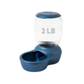 Petmate Replendish Gravity Feeder with Microban, Pearl Peacock Blue, 2lbs