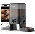 oneisall Automatic Cat Feeder with Camera for 2 Cats Pets, 20 Cups/5L