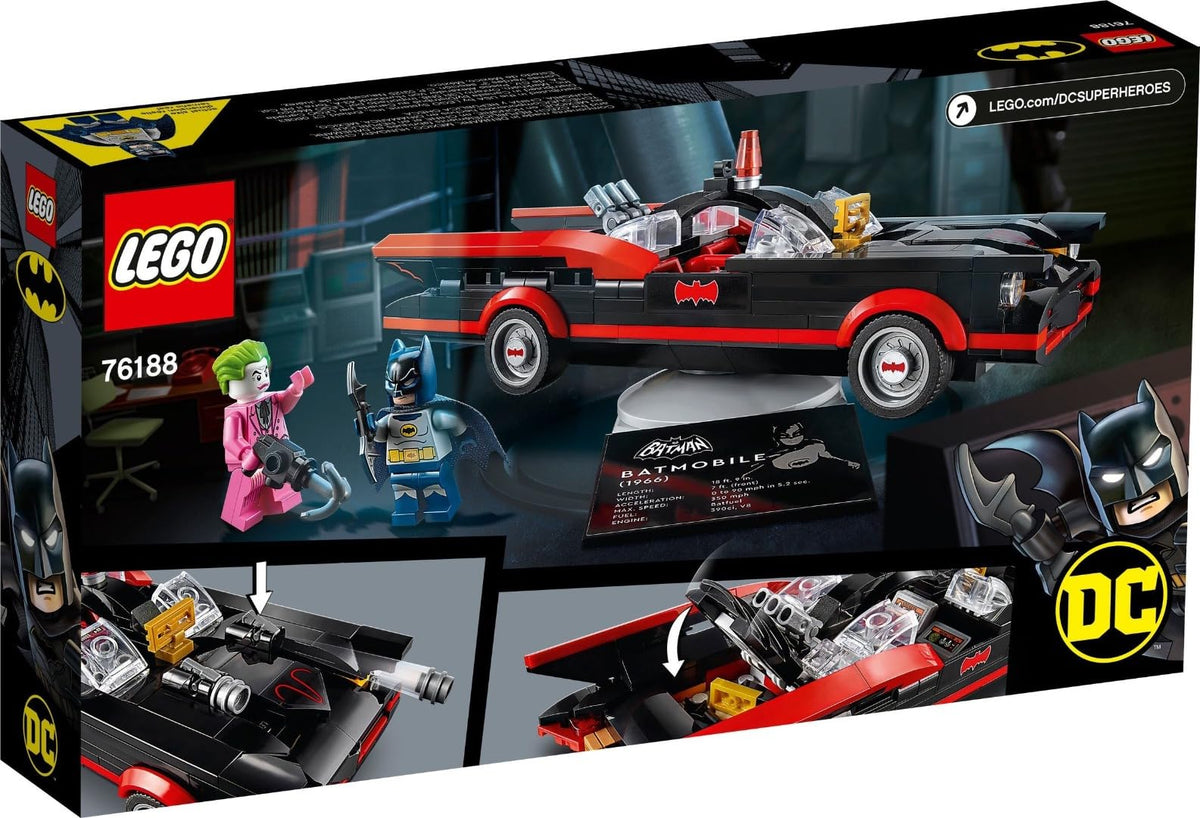 Idea Lego DC Batman: Batman Classic TV Series Batmobile 76188 Building Toy (345 Pieces)