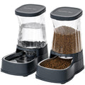 Automatic Dog Water Dispenser & Feeder Food Set, 304 Stainless Steel Bowls