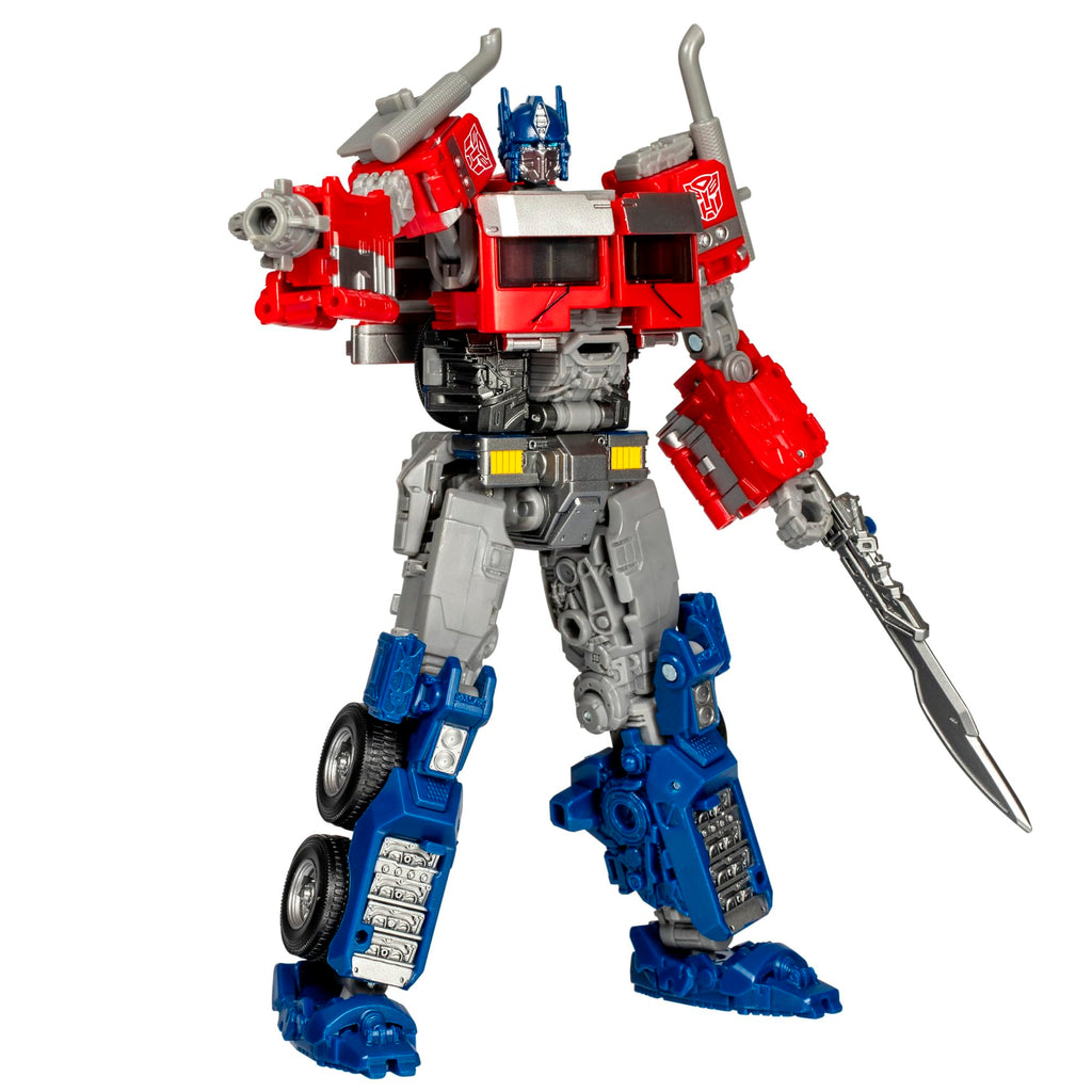 Transformers Toys Studio Series Voyager Class Transformers: Rise of the Beasts 102 Optimus Prime 6.5-inch Converting Action Figure, 8+