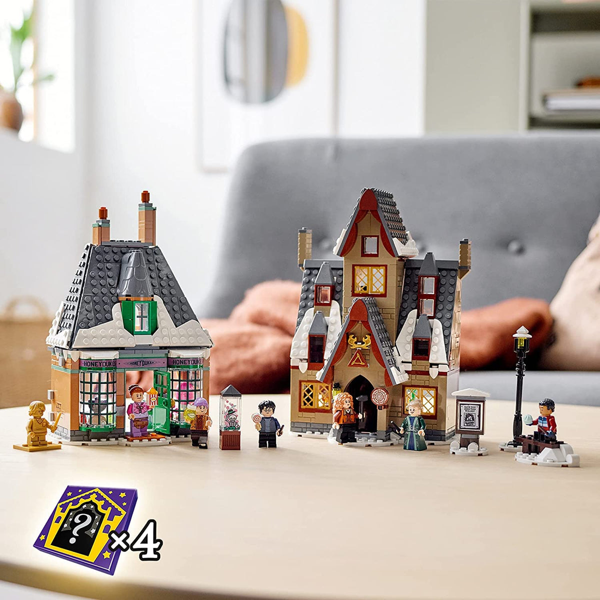 LEGO Harry Potter Hogsmeade Village Visit Building Toy 76388 20th Anniversary Harry Potter Set, Birthday Gift Idea for Kids, Girls, Boys Age 8+ Years Old with Collectible Golden Ron Weasley Minifigure