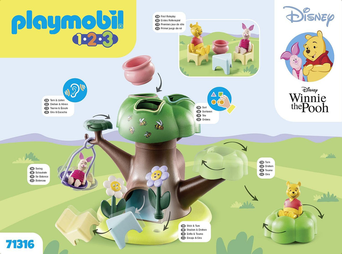 Playmobil 1.2.3 & Disney: Winnie's & Piglet's Tree House