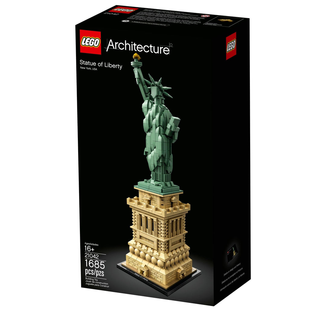 LEGO Architecture Statue of Liberty Model Building Set - Collectible New York City Souvenir, Creative Home Décor or Office Centerpiece, Great Gift Idea for Adults and Teens, 21042