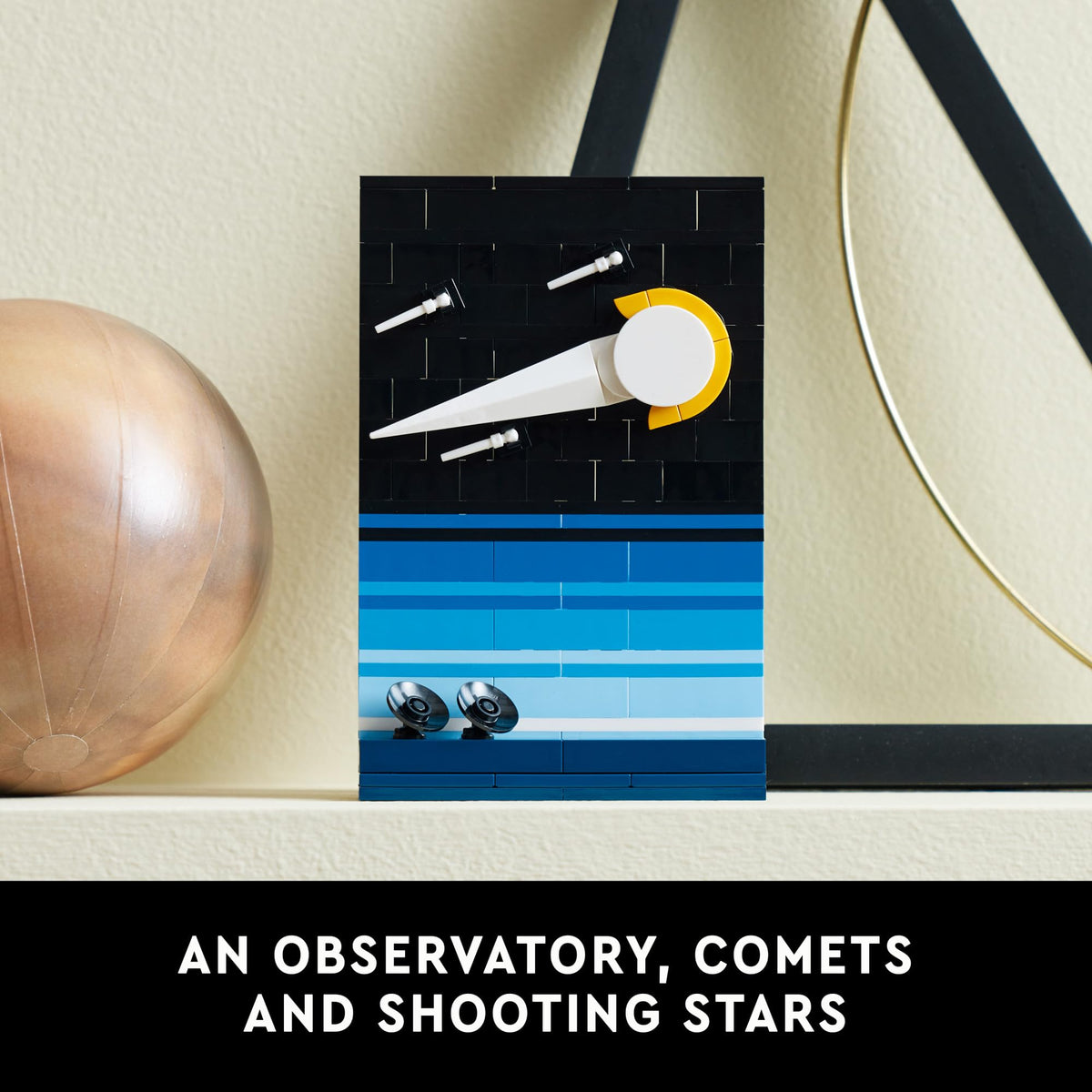 LEGO Ideas Tales of The Space Age Building Sets of Comets, Black Hole, & More for Adults 18+ - Space Themed DIY Crafts Kit for Display - Astronomy Gifts Idea - 21340
