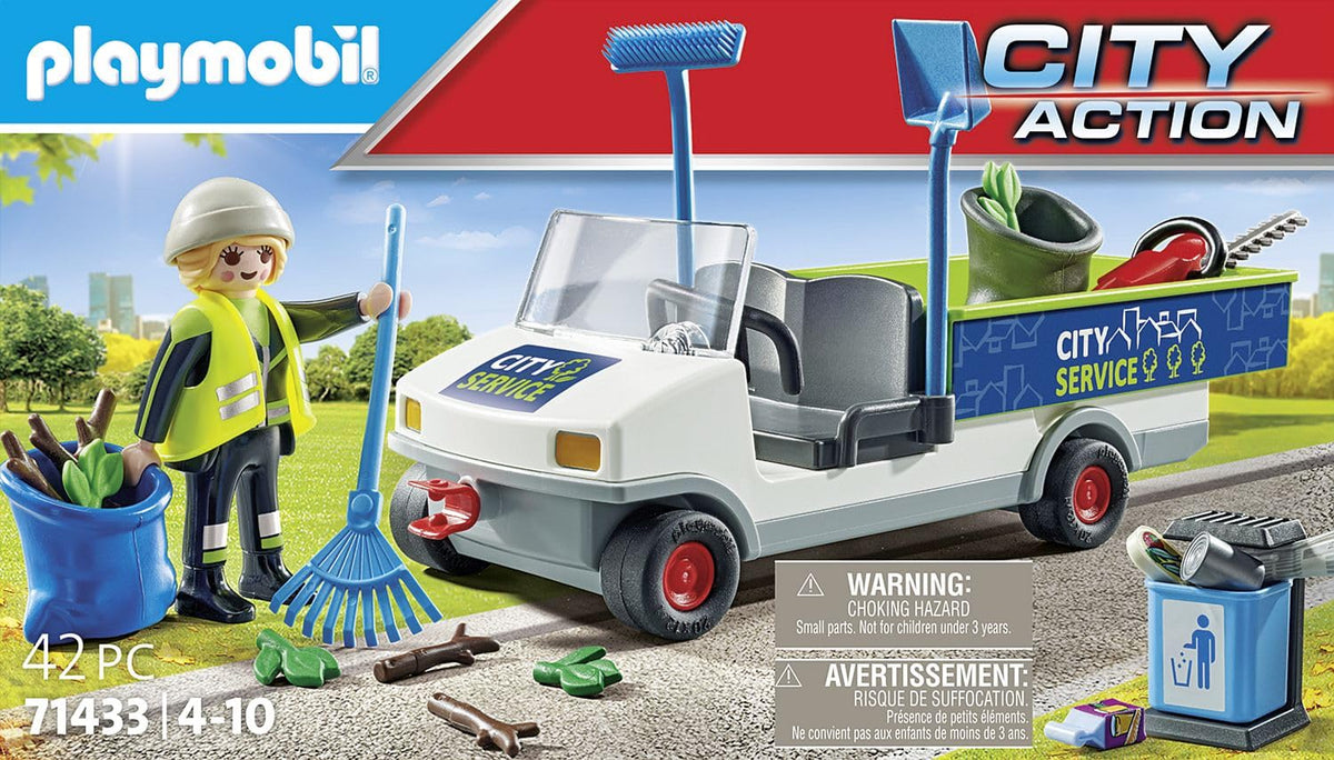 PLAYMOBIL City Action 71433 City Cleaning with Vehicle
