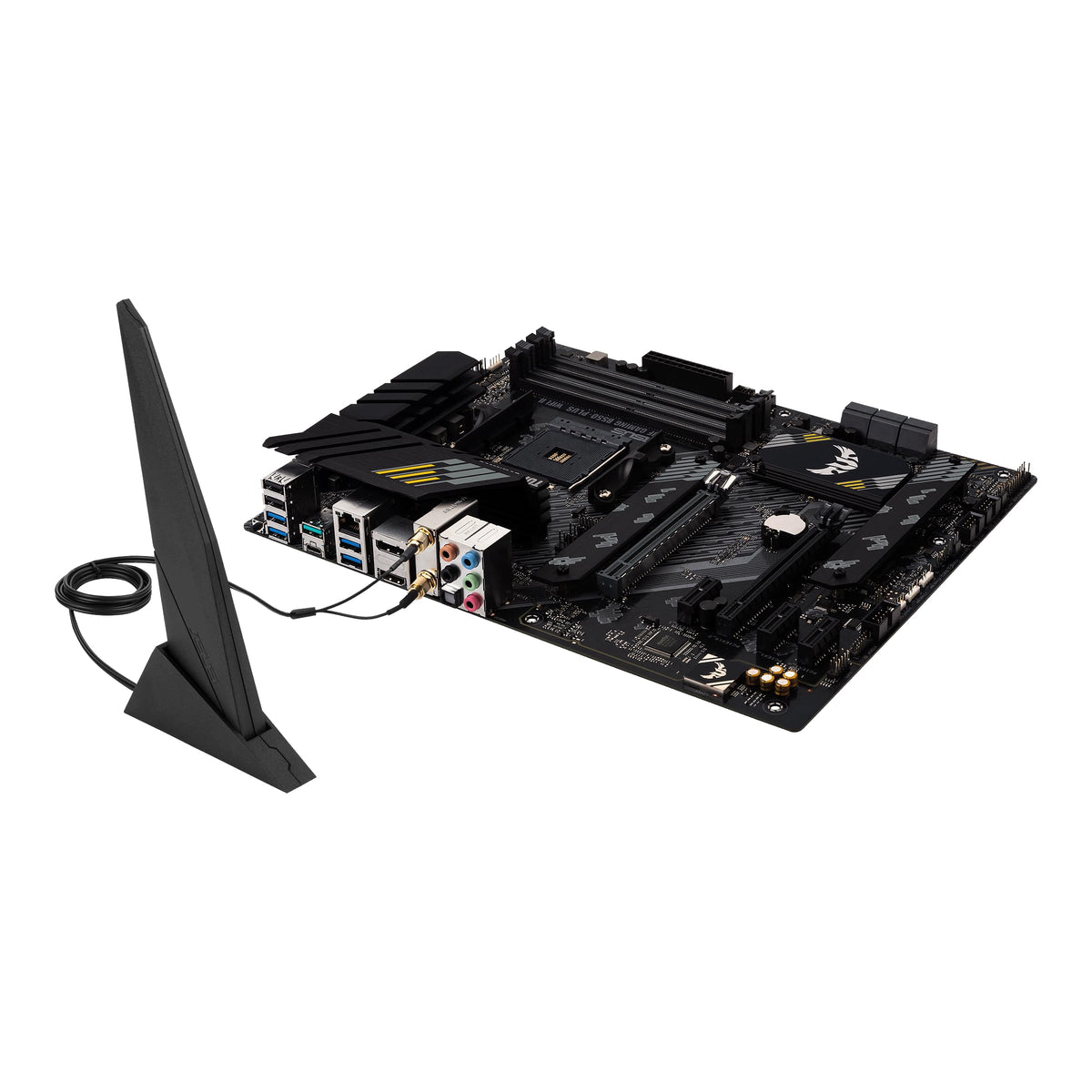 ASUS TUF Gaming B550-PLUS WiFi II AMD AM4 (3rd Gen Ryzen™) ATX Gaming Motherboard (PCIe 4.0, WiFi 6, 2.5Gb LAN, BIOS Flashback, USB 3.2 Gen 2, Addressable Gen 2 RGB Header and Aura Sync)