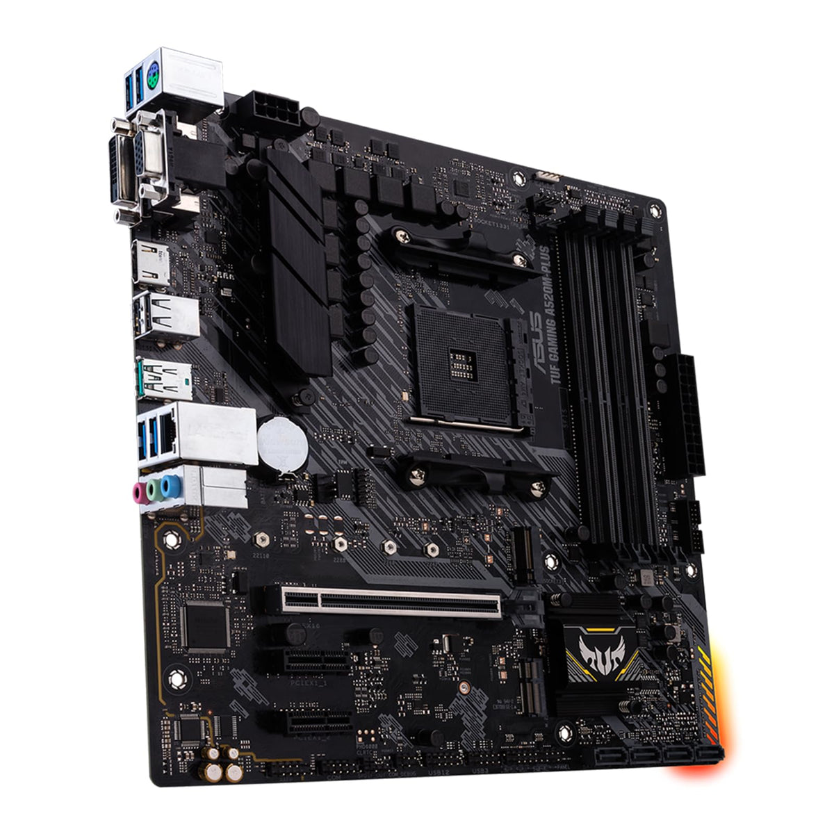 MICRO CENTER AMD 5500 Processor with ASUS TUF Gaming A520M Plus Motherboard