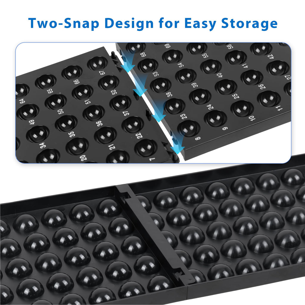 GSE Professional Black Bingo Master Board and 7/8-Inch Multi-Color Balls