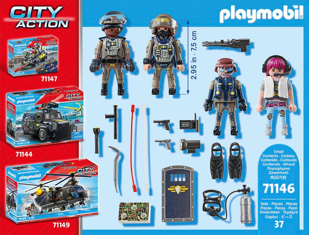 Playmobil Tactical Police Figure Set