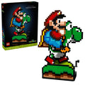 LEGO Super Mario World: Mario & Yoshi Building Set for Adults, Ages 18+ - Gift Idea for Birthdays - DIY Craft for Fans of Nintendo Game - Home or Office Display - 71438