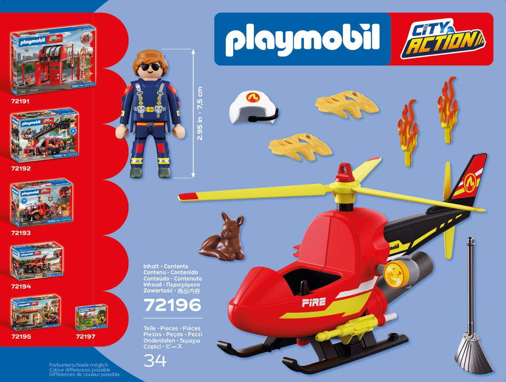 Playmobil | City Action | Large Fire Station | Multi‑Storey Emergency Station with Command Centre, Fire Pole, Training Area & Plenty of Accessories | for Children Aged 4+ | 72191