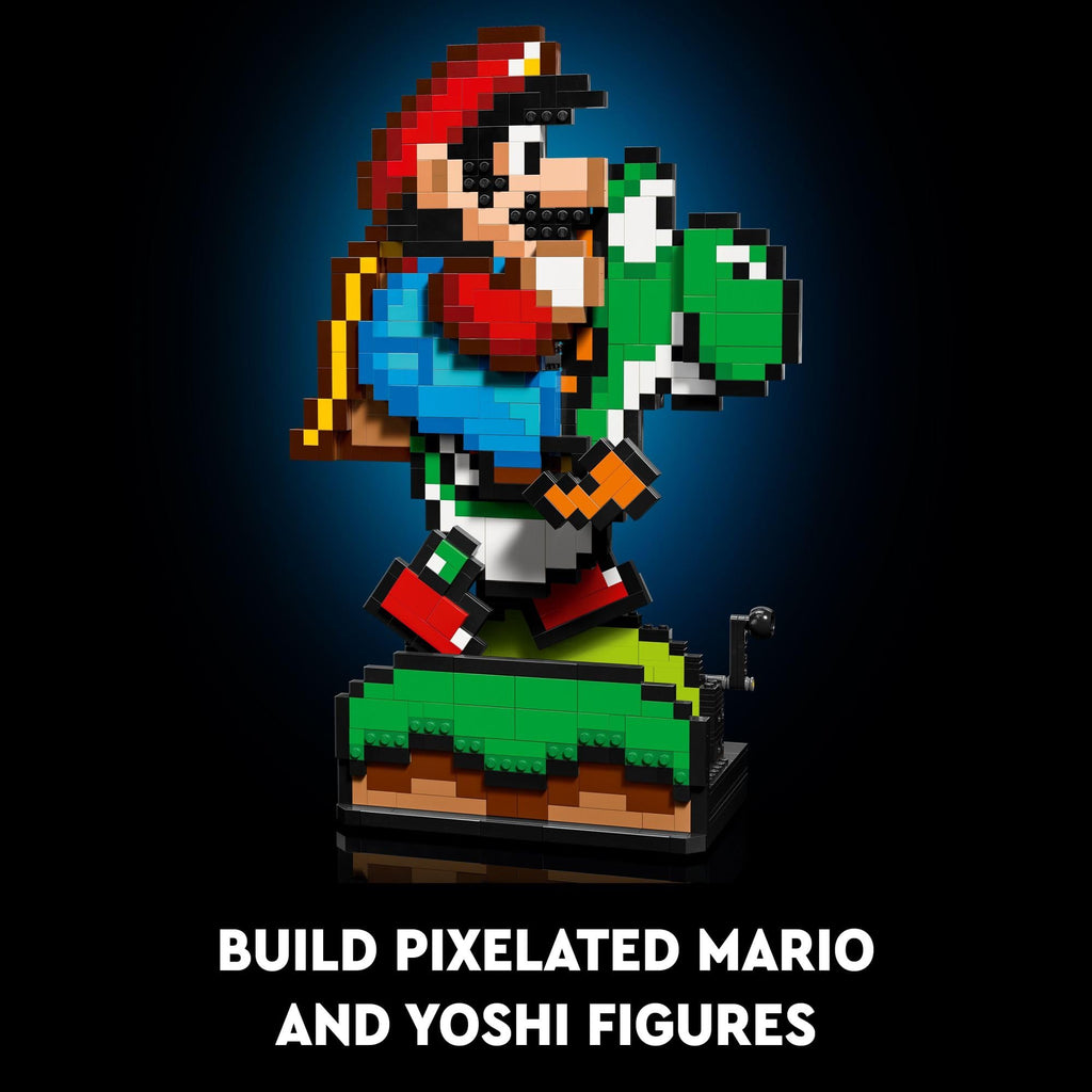 LEGO Super Mario World: Mario & Yoshi Building Set for Adults, Ages 18+ - Gift Idea for Birthdays - DIY Craft for Fans of Nintendo Game - Home or Office Display - 71438