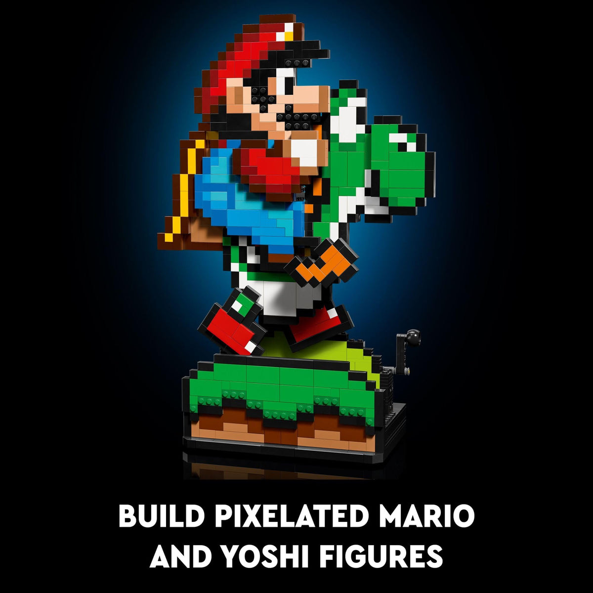 LEGO Super Mario World: Mario & Yoshi Building Set for Adults, Ages 18+ - Gift Idea for Birthdays - DIY Craft for Fans of Nintendo Game - Home or Office Display - 71438