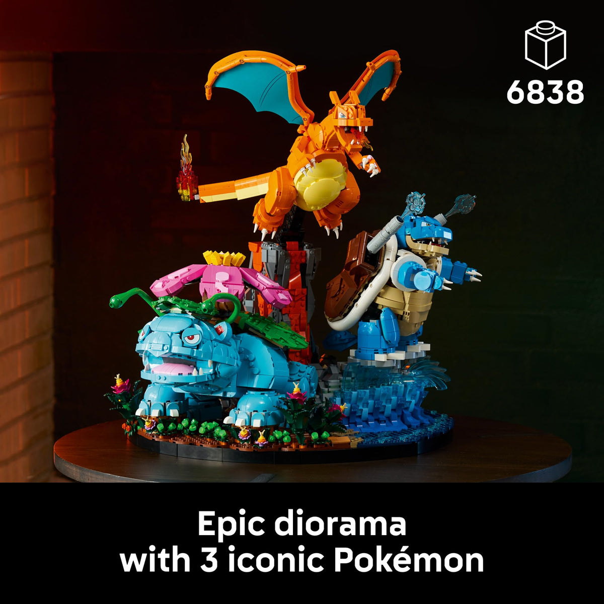 LEGO Pokémon Venusaur, Charizard and Blastoise 72153