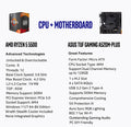 MICRO CENTER AMD 5500 Processor with ASUS TUF Gaming A520M Plus Motherboard