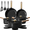 CAROTE Ceramic Cookware Sets, Pots and Pans Set, 16pcs