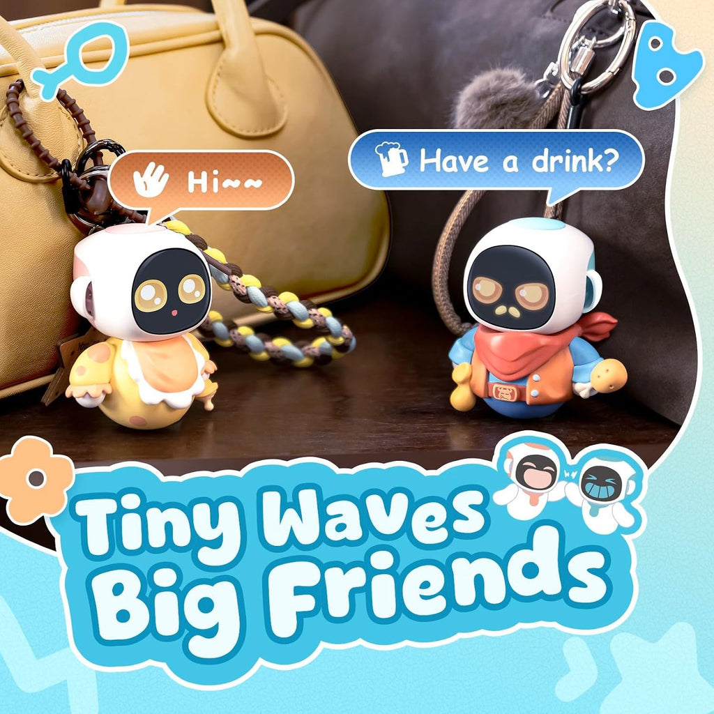 Eiliko – Your Tiny Companion Robot | AI Conversations, Expressive Faces & Living Personalities | Wearable Character Charm from the Eiliko Universe for Couples & Friends