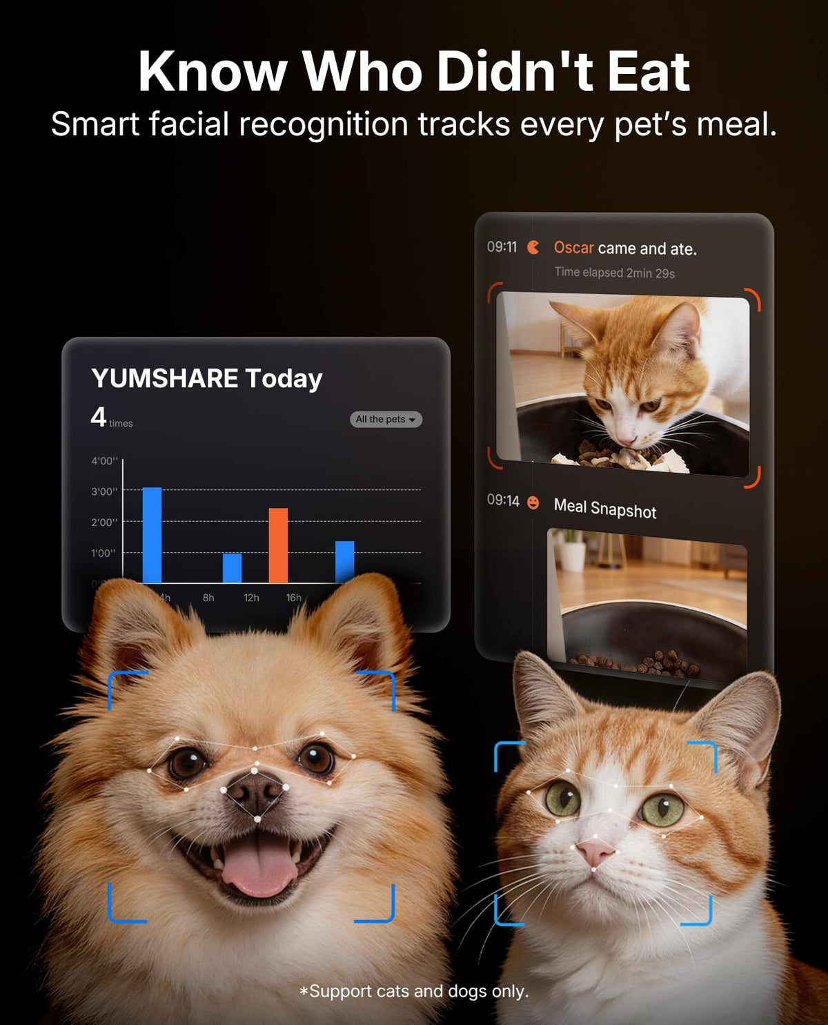 PETKIT Automatic Cat Feeder with Camera, Upgraded Multi-Cat Recognition, 2.4G&5G WiFi Pet Feeder with Freshness Preservation,3L Timed Food Dispenser with Low Food Sensor,Night Vision Motion Capturing