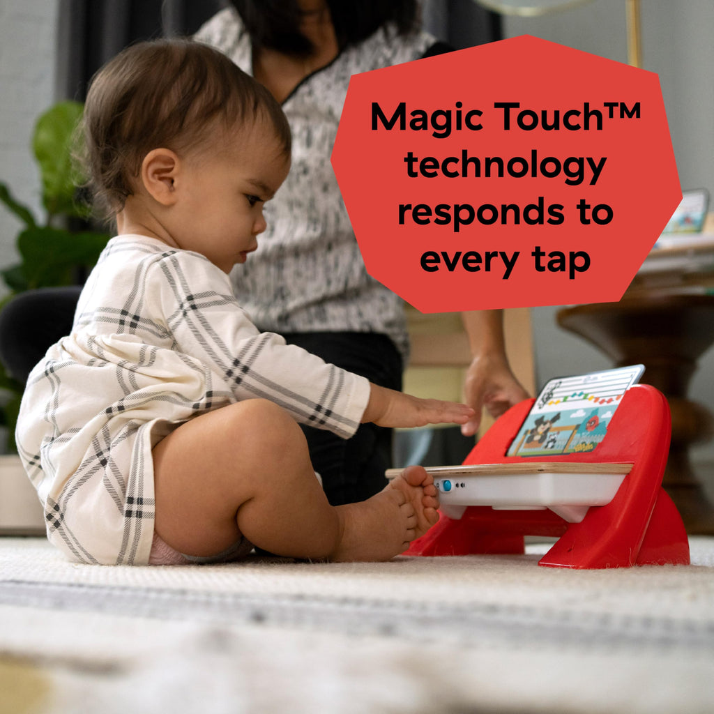 Baby Einstein Cal’s First Melodies Magic Touch Wooden Piano Musical Baby Toy, Ages 6 Months +