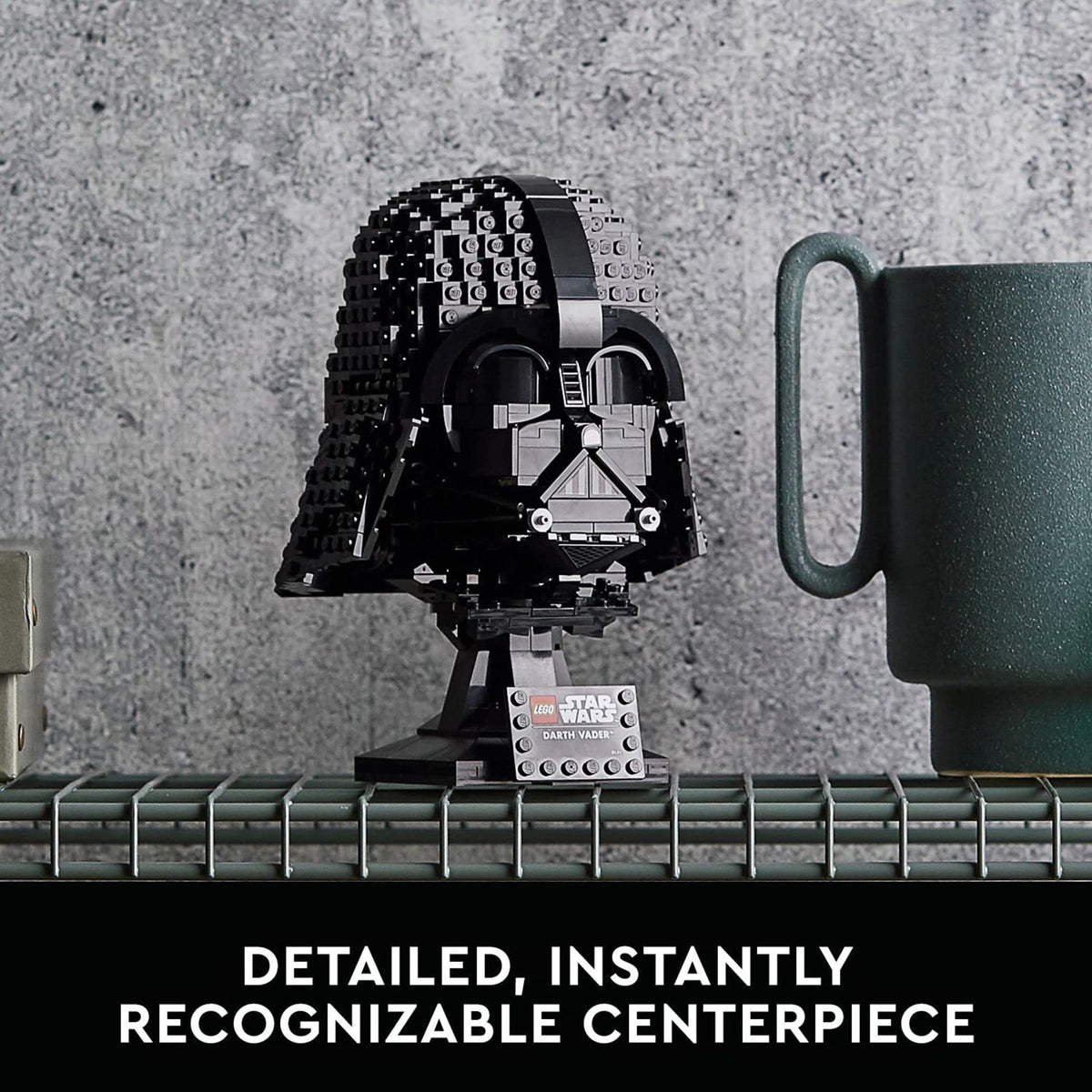 LEGO Star Wars Darth Vader Helmet Building Set for Adults - Collectible Model Kit for Men & Women, Ages 18+ Years - Gifts for Christmas for Men & Women - 75304
