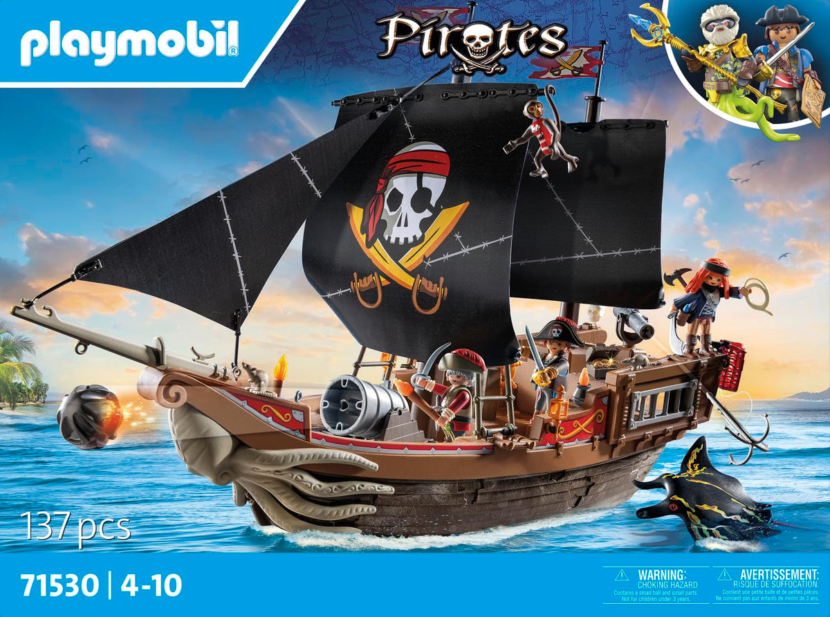 Playmobil Pirates: Large Pirate Ship