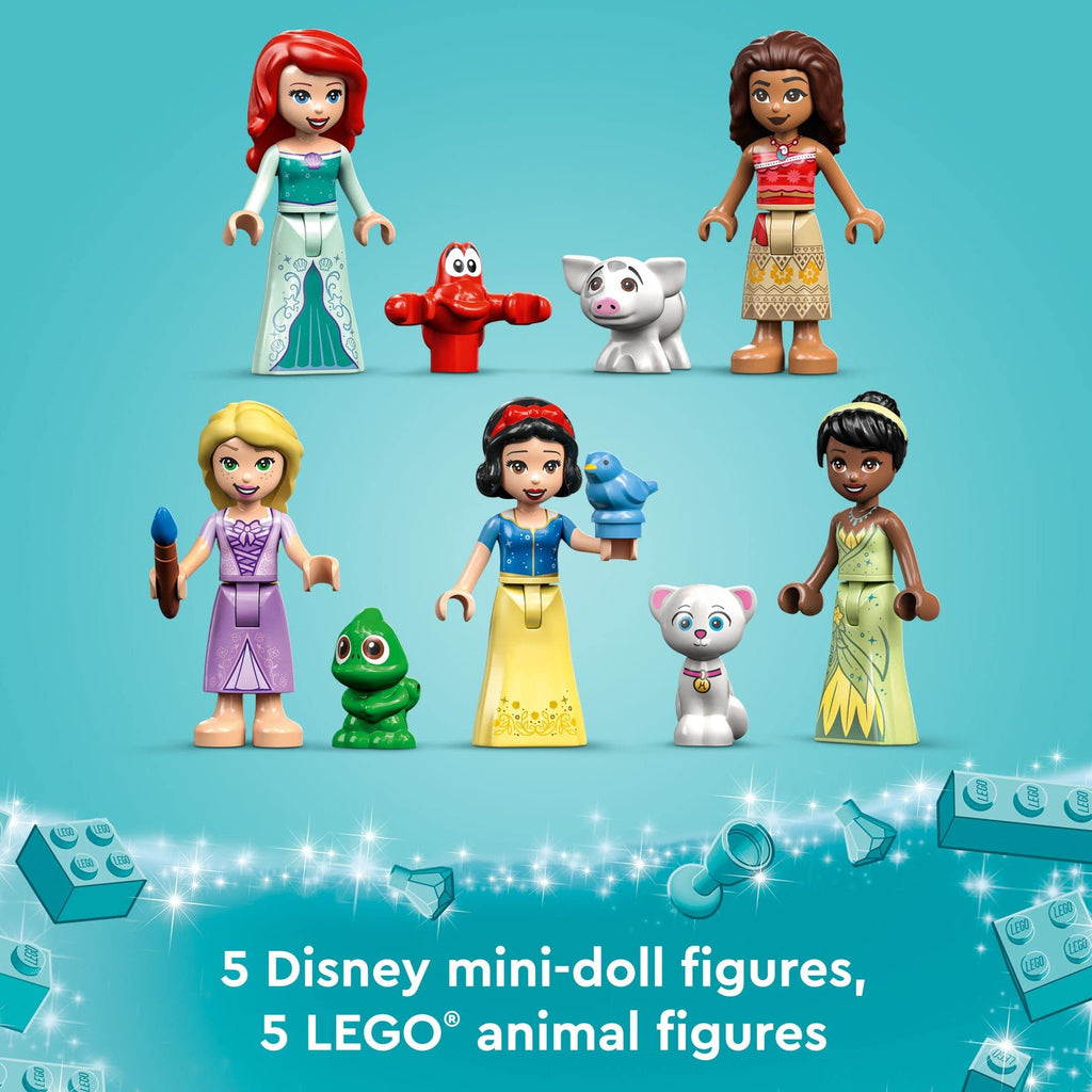LEGO Disney Princess Ultimate Adventure Castle Building Toy 43205, Kids Can Build a Toy Castle, Gift Idea for Boys Girls with 5 Disney Princess Mini-Dolls, Ariel, Rapunzel and Snow White