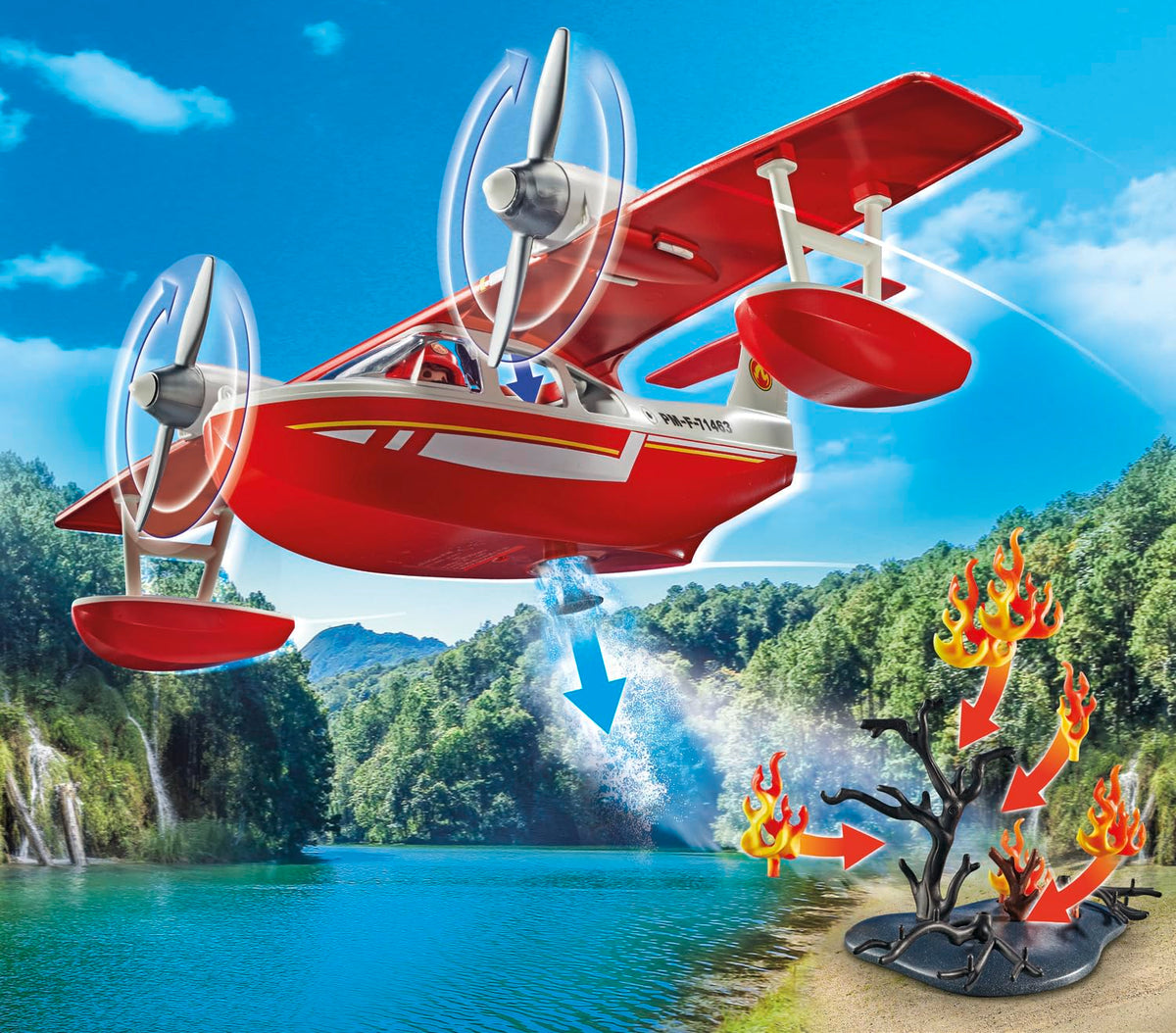 Playmobil Firefighting Seaplane