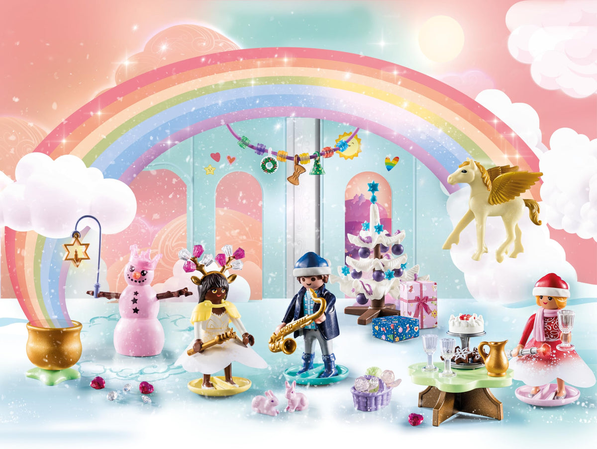 Playmobil Advent Calendar - Christmas Under the Rainbow