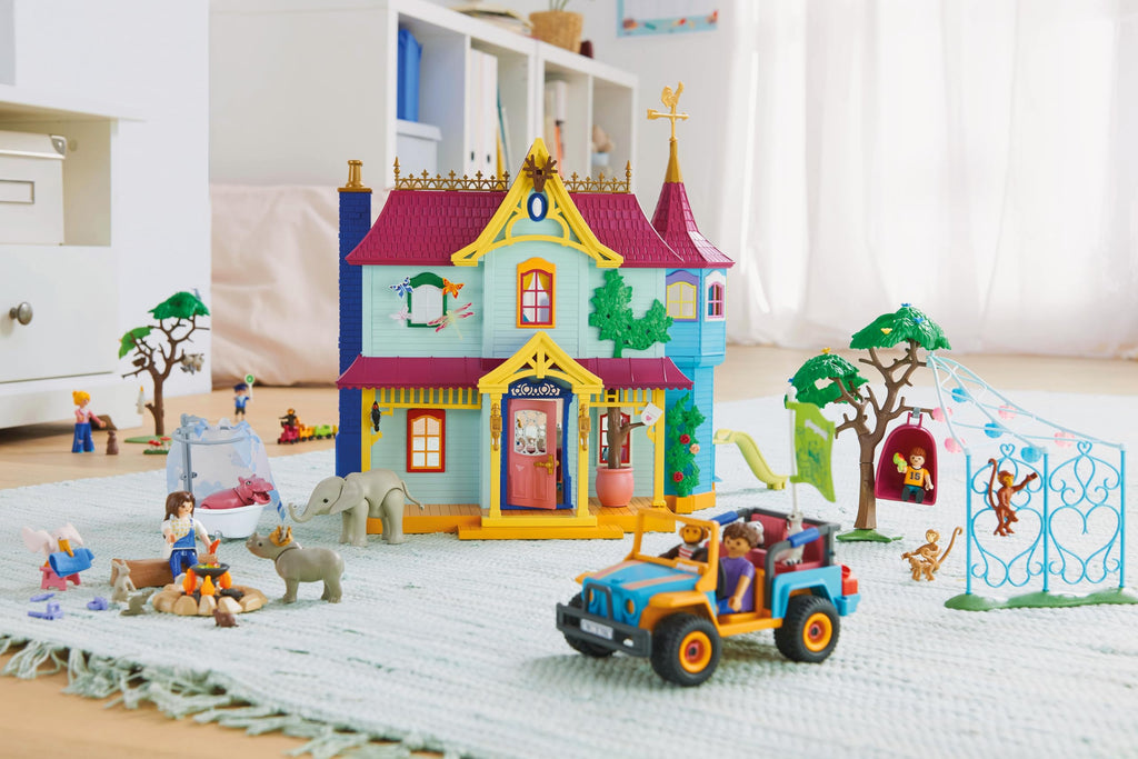 Playmobil | Animals & Friends | Colorful Off-Road Vehicle | Toy from 4 Years | Gift for Children | Encourages Creativity & Thirst for Adventure | with Figures, Vehicle & Accessories | 71854