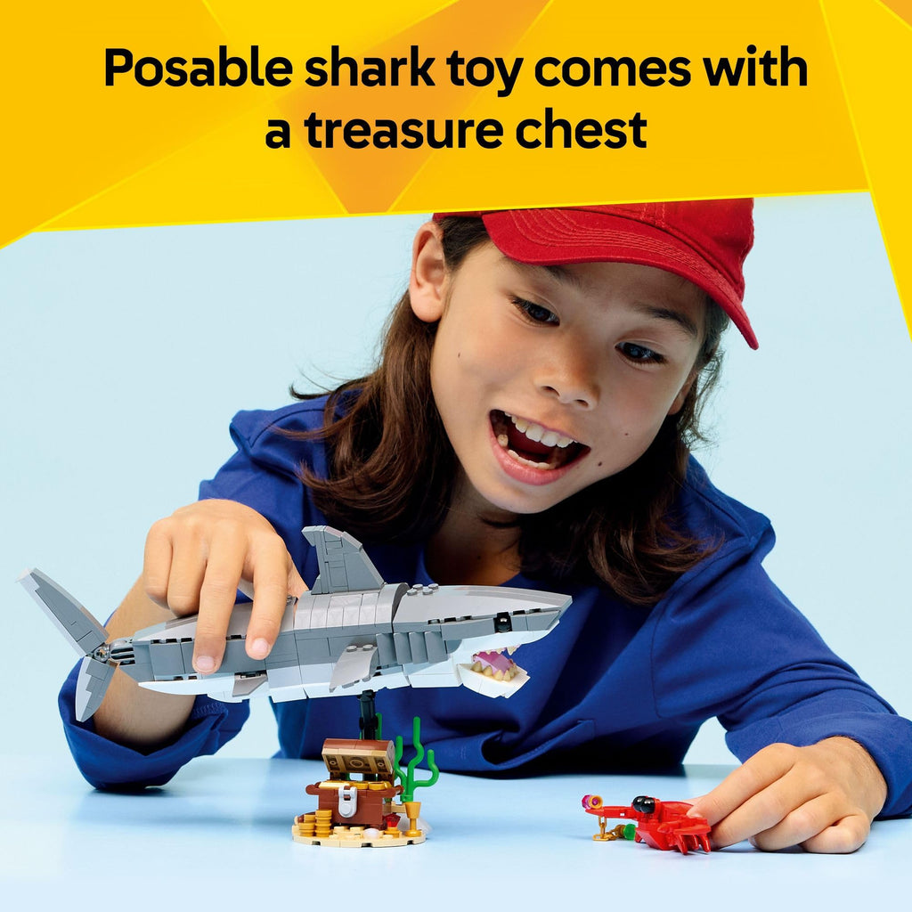 LEGO Creator 3 in 1 Fierce Shark with a Treasure Chest 31381