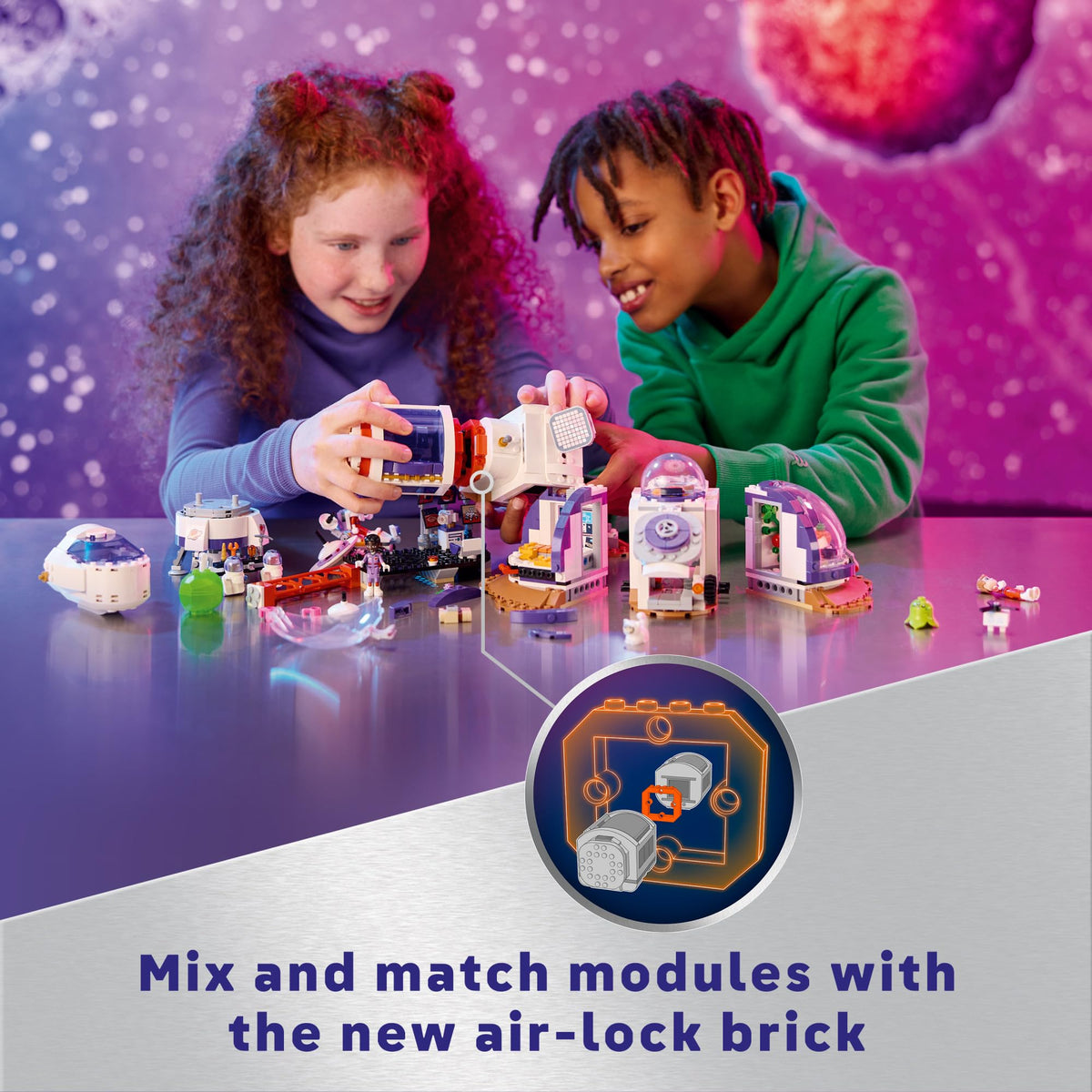 LEGO Friends Mars Space Base and Rocket Set, Science Toy for Pretend Play with 3 Mini-Dolls and Spaceship Toy, Gift for Girls, Boys and Kids Ages 8 and Up who Love Tech and Outer Space Toys, 42605