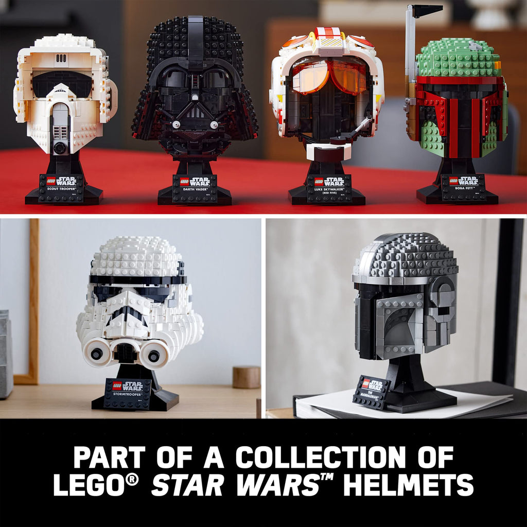 LEGO Star Wars Darth Vader Helmet Building Set for Adults - Collectible Model Kit for Men & Women, Ages 18+ Years - Gifts for Christmas for Men & Women - 75304