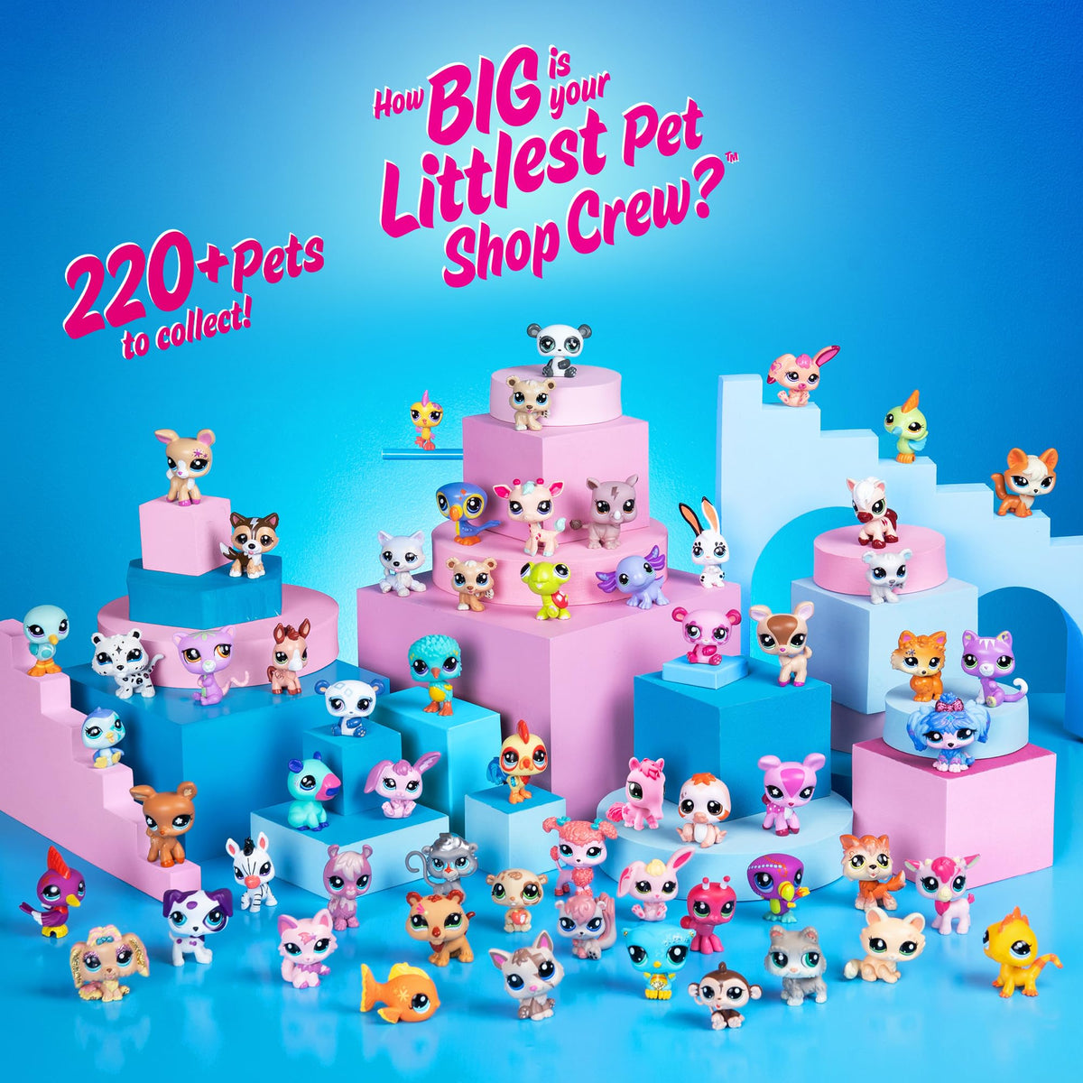 Littlest Pet Shop - Diner Dash Play Pack, Gen 7 Authentic LPS Bobble Head Toy Figure, Collectible Toy Animal, Ages 4+ - Amazon Exclusive