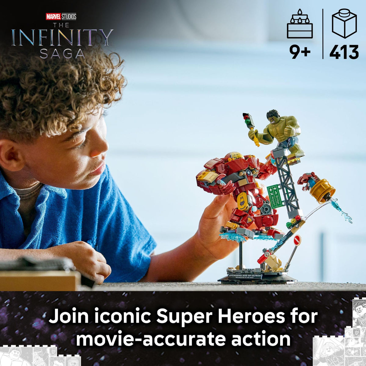 LEGO Marvel Epic Battle: Hulkbuster vs. The Hulk 76343