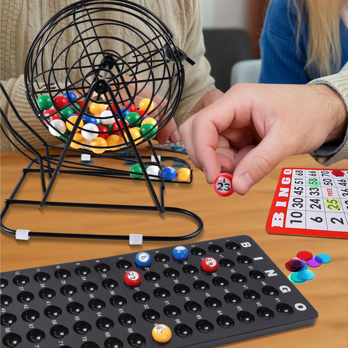 GSE Deluxe Bingo Game Set for Friend Parties, Family Game Nights