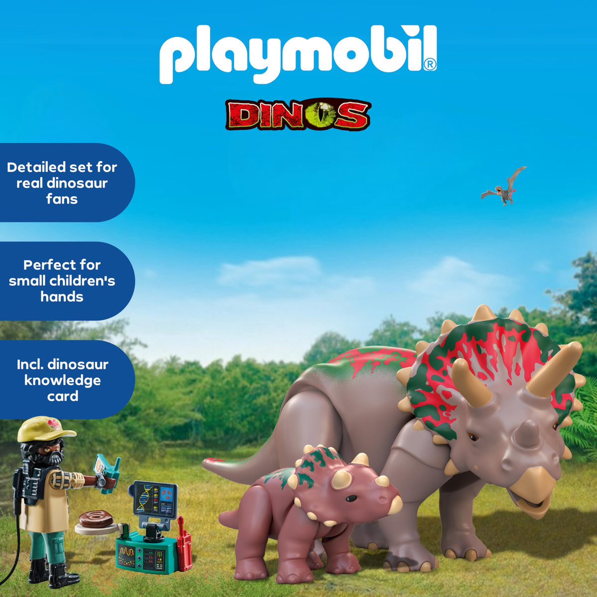 Playmobil Triceratops Family