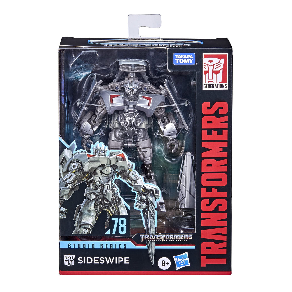 Transformers Toys Studio Series 78 Deluxe Class Revenge of The Fallen Sideswipe Action Figure - Ages 8 and Up, 4.5-inch
