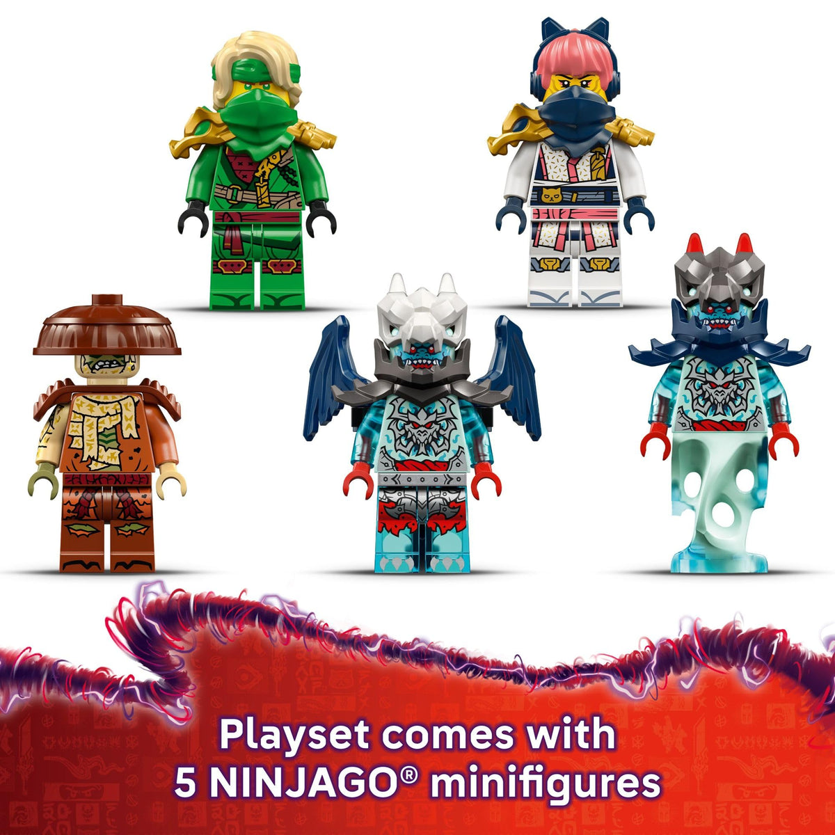 LEGO NINJAGO Lloyd's Jet Mech Building Toy - Model Building Kit for Boys & Girls, Ages 9+ - Transforming Playset for Kids W/ 5 Ninja Toy Minifigures - Dragons Rising Gift Idea for Birthdays - 71845