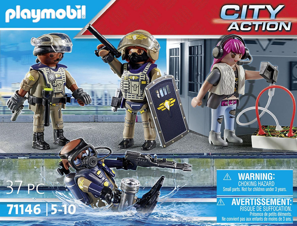 Playmobil Tactical Police Figure Set