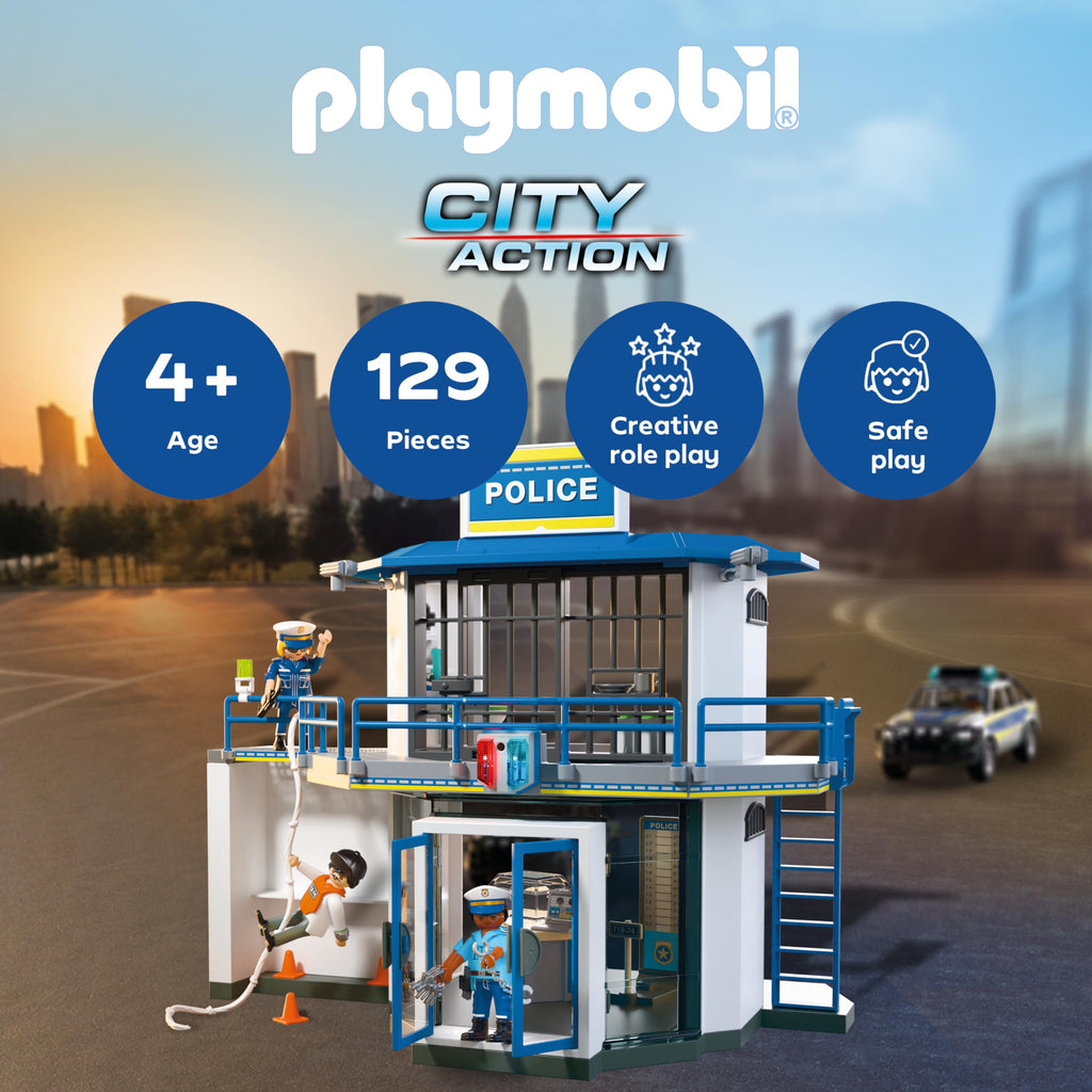 Playmobil Police Station with Investigation Room