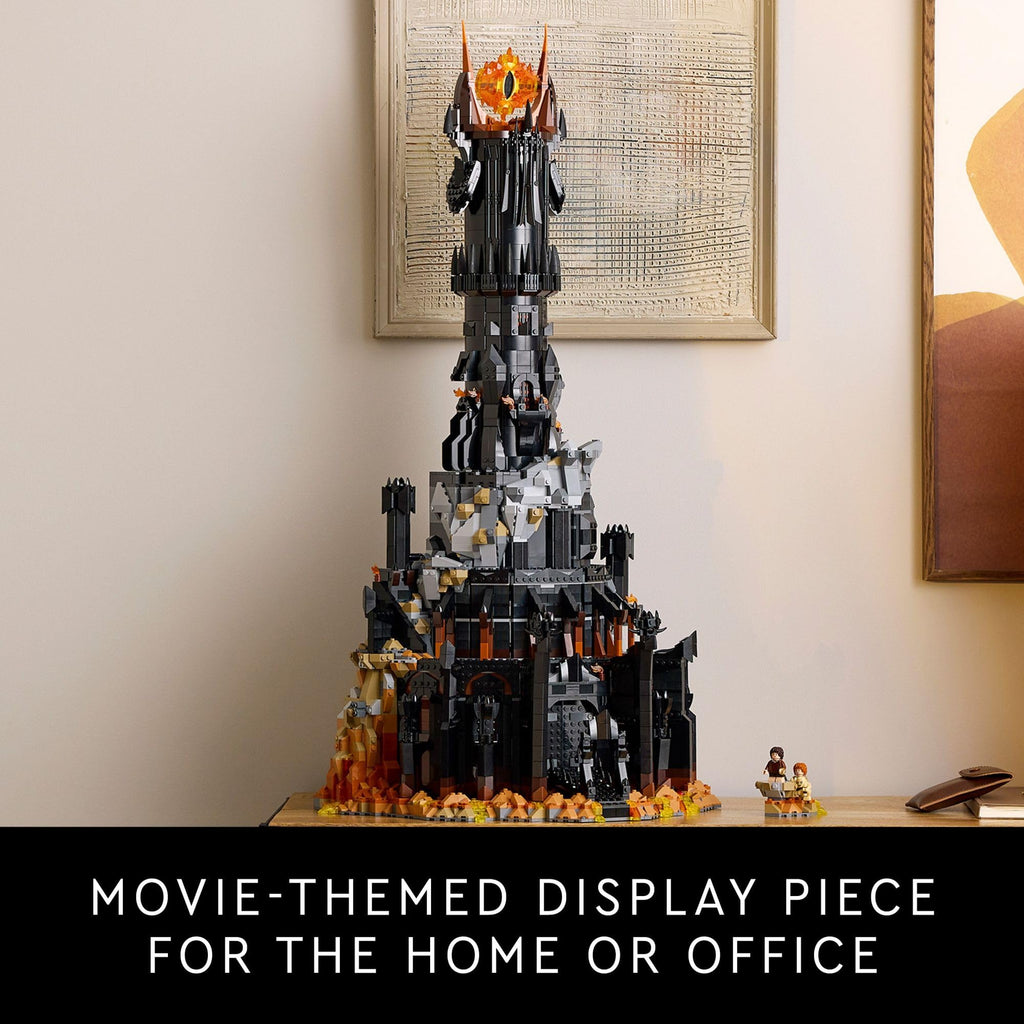 LEGO Icons The Lord of the Rings: Barad-dûr Building Set for Adults - The Lord of the Rings Collectible for Fans - Includes 10 Minifigures - Gift for Men and Women - 10333
