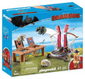 Playmobil How to Train Your Dragon Gobber The Belch with Sheep Sling