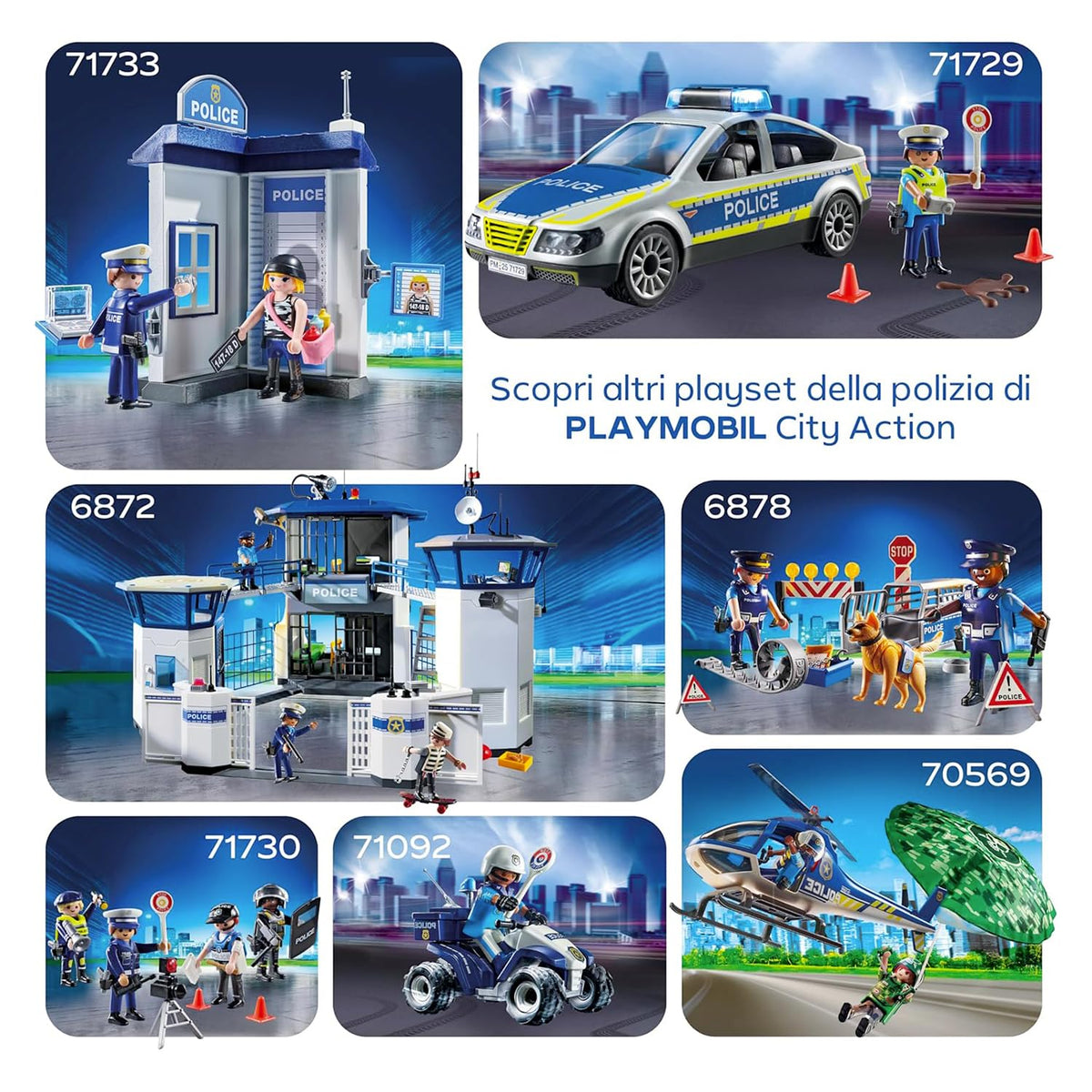 PLAYMOBIL Action Heroes Diamond Robbery Adventure Toy with Excitement and Action Promotes Role Play and Teamwork with Many Details and Accessories for Children from 4 Years 71876