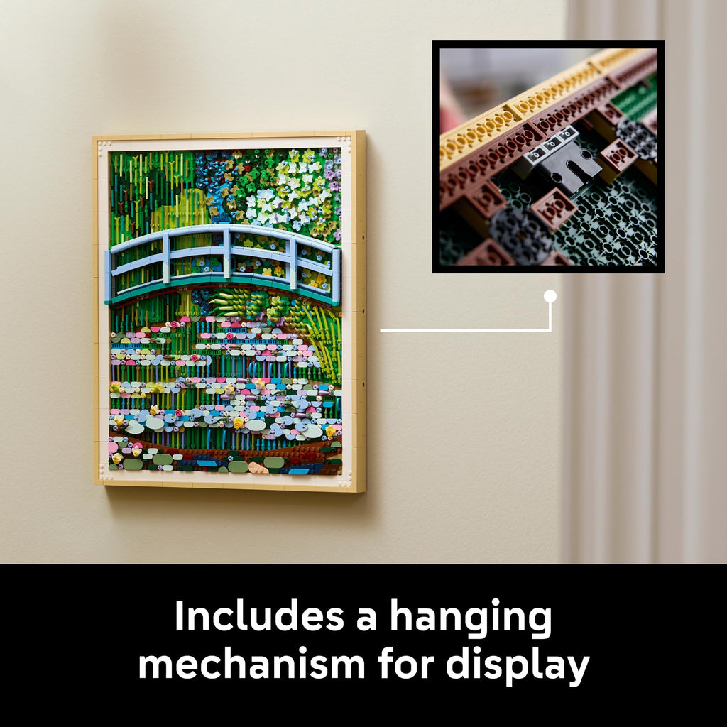 LEGO Art Claude Monet – Bridge Over a Pond of Water Lilies 31220