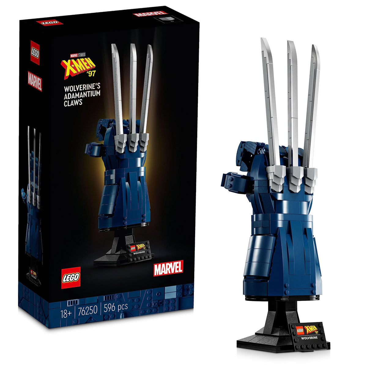 LEGO Super Heroes Wolverine Adamantium Claw 76250 Toy Blocks, Present, American Comics, Superhero, Boy, Adult