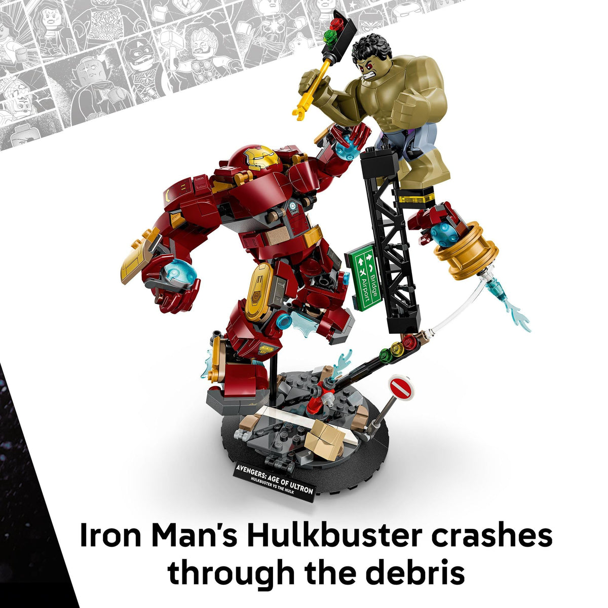 LEGO Marvel Epic Battle: Hulkbuster vs. The Hulk 76343