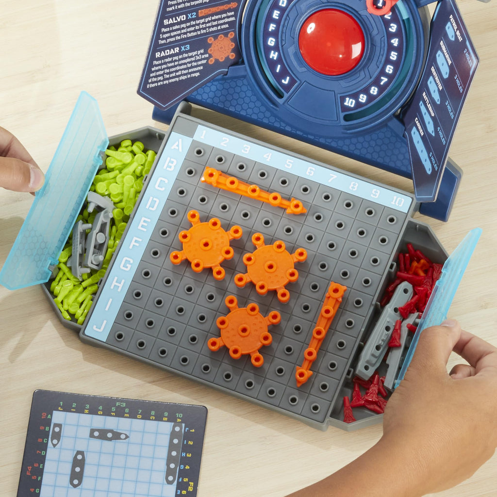 Hasbro Gaming Electronic Battleship Reloaded Board Game, Naval Combat Strategy Game with Sounds, Lights, Special Attacks, Ages 8 and Up, 1-2 Players